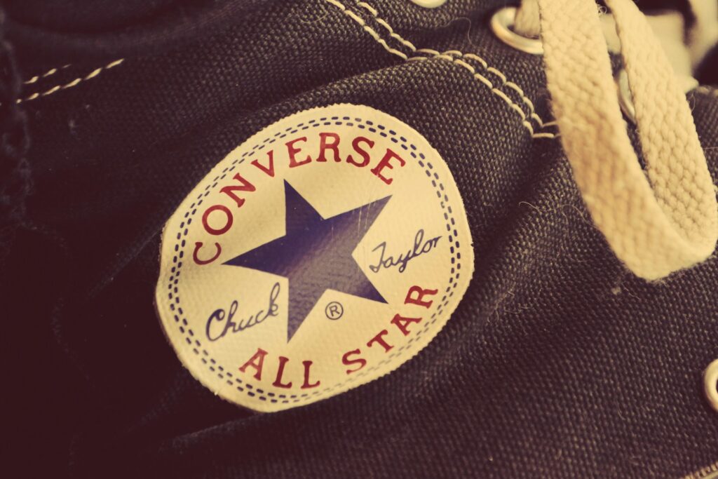 The signature Chuck Taylor All Star logo with the star.